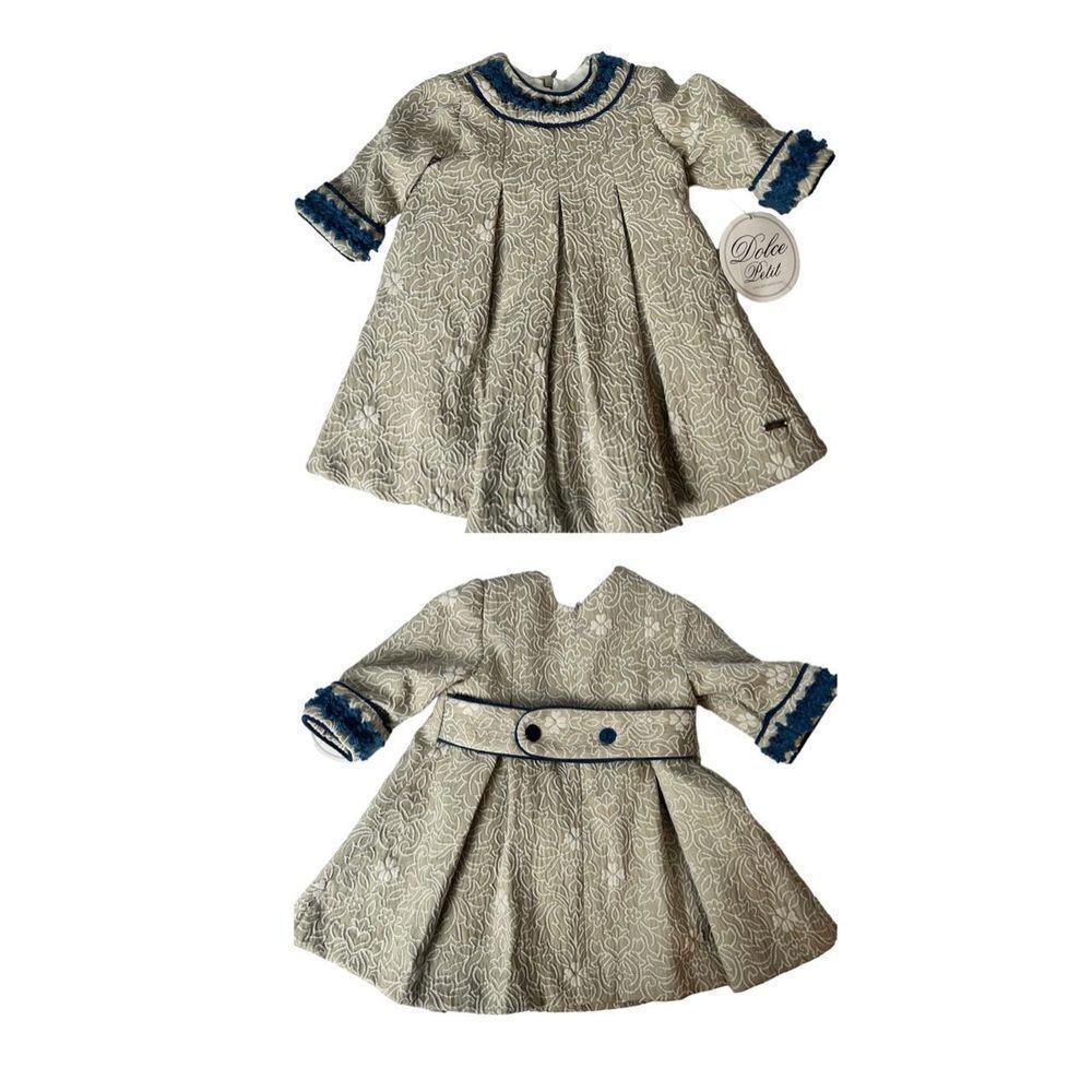 Dolce Petit boutique baby dress 18 months NWT ruffled petty coat ruffle styled d